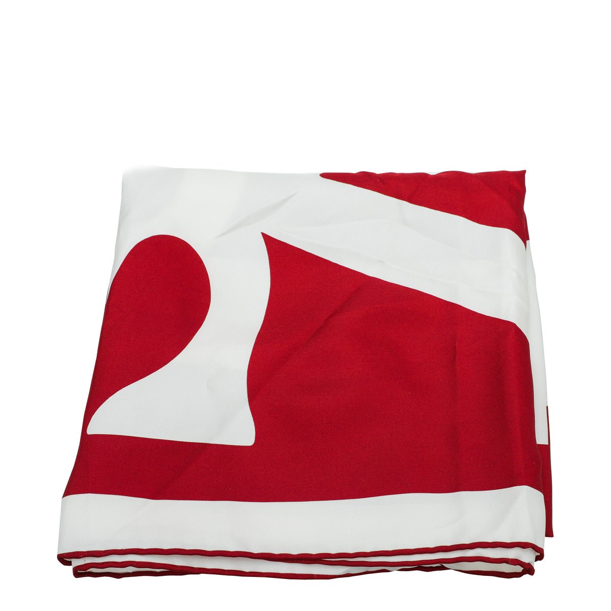 Burberry Bicolor Text Logo Silk Scarf-Burberry-THE CLOSET