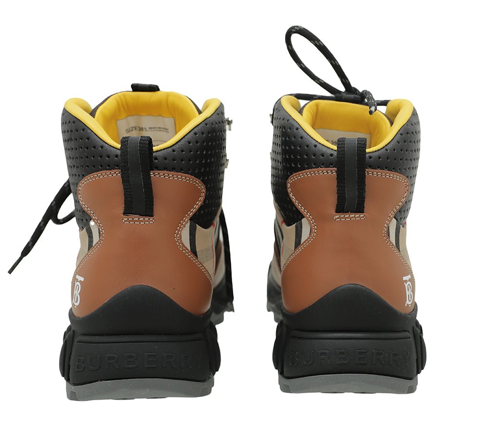 Burberry Bicolor Tor Hiking Boots 39.5-Burberry-THE CLOSET