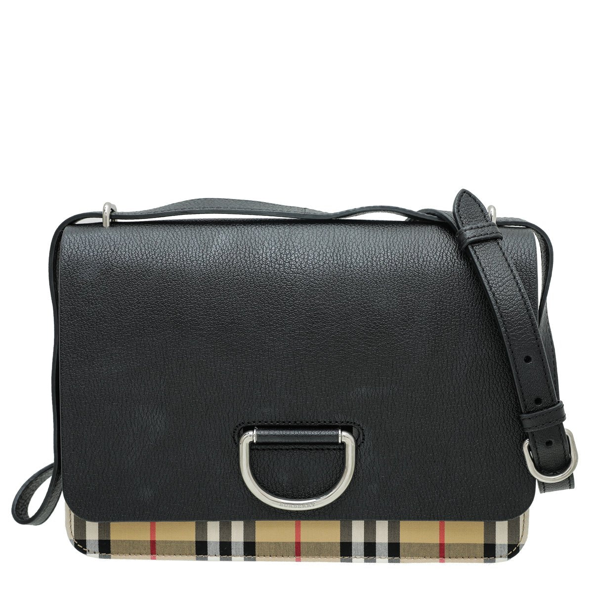 Burberry Bicolor Vintage Check D Ring Bag-Burberry-THE CLOSET