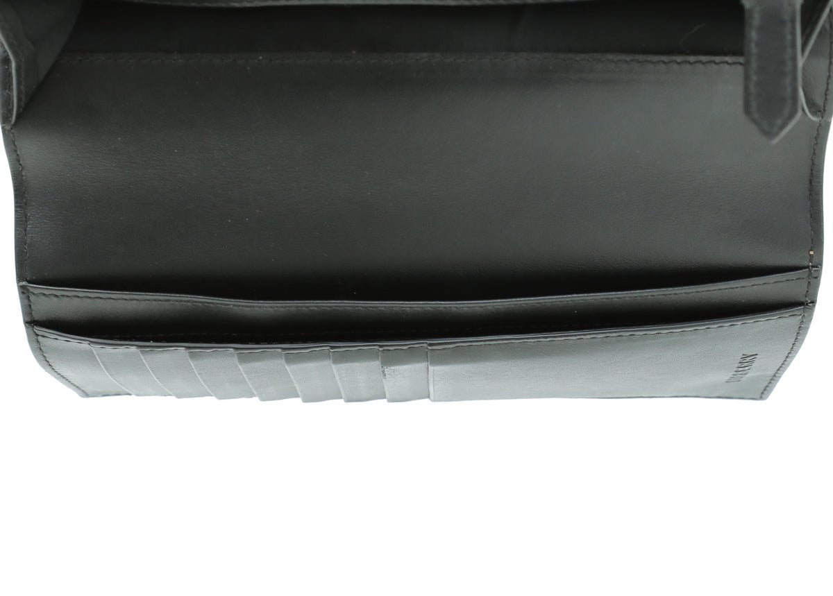 Burberry Bicolor Vintage Check Flap Wallet-Burberry-THE CLOSET