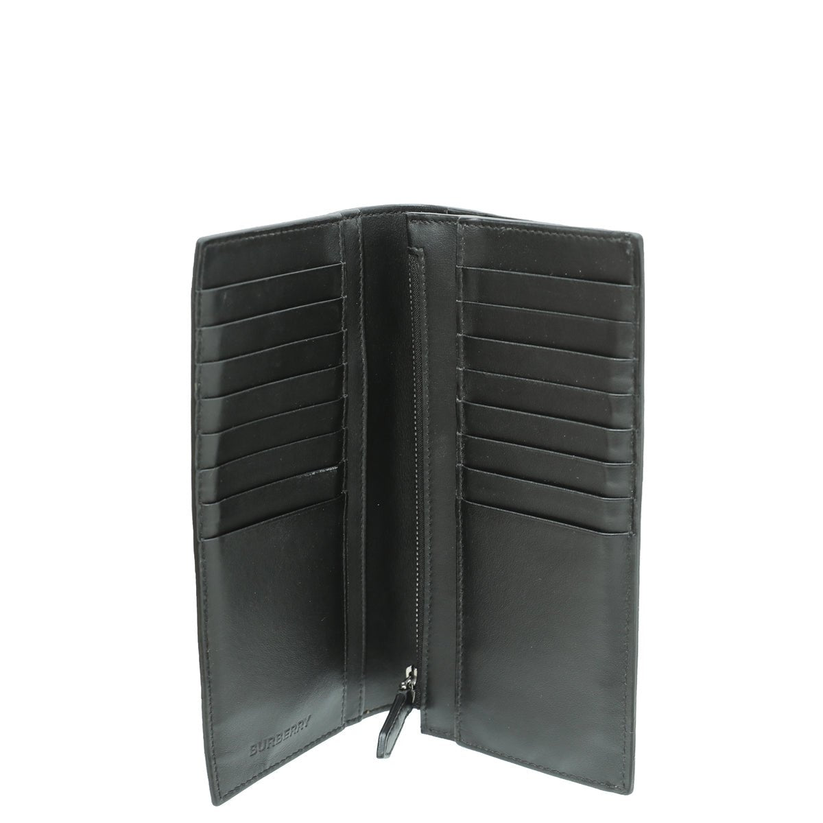 Burberry Bicolor Vintage Check Flap Wallet-Burberry-THE CLOSET