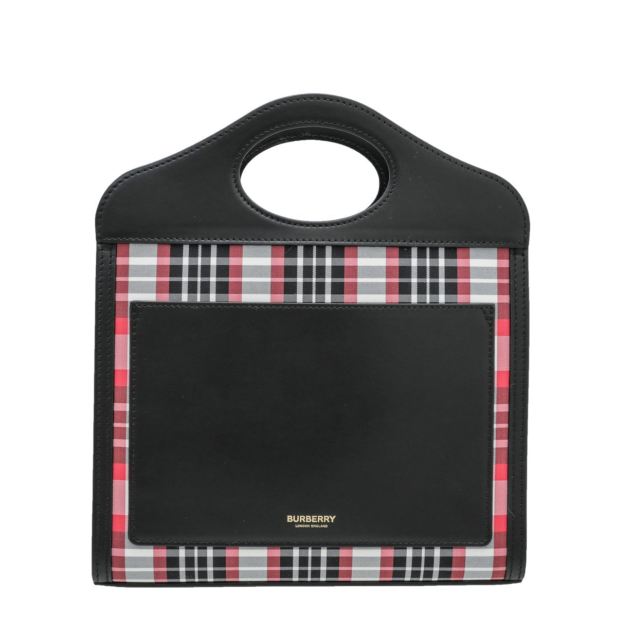 Burberry Bicolor Vintage Check Pocket Bag-Burberry-THE CLOSET