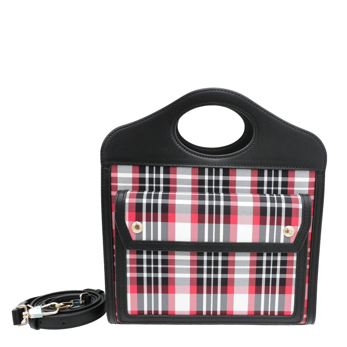 Burberry Bicolor Vintage Check Pocket Bag-Burberry-THE CLOSET