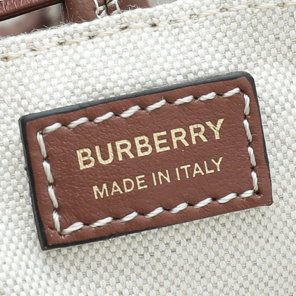 Burberry - Burberry Bicolor Woven Drawstring Bag | The Closet