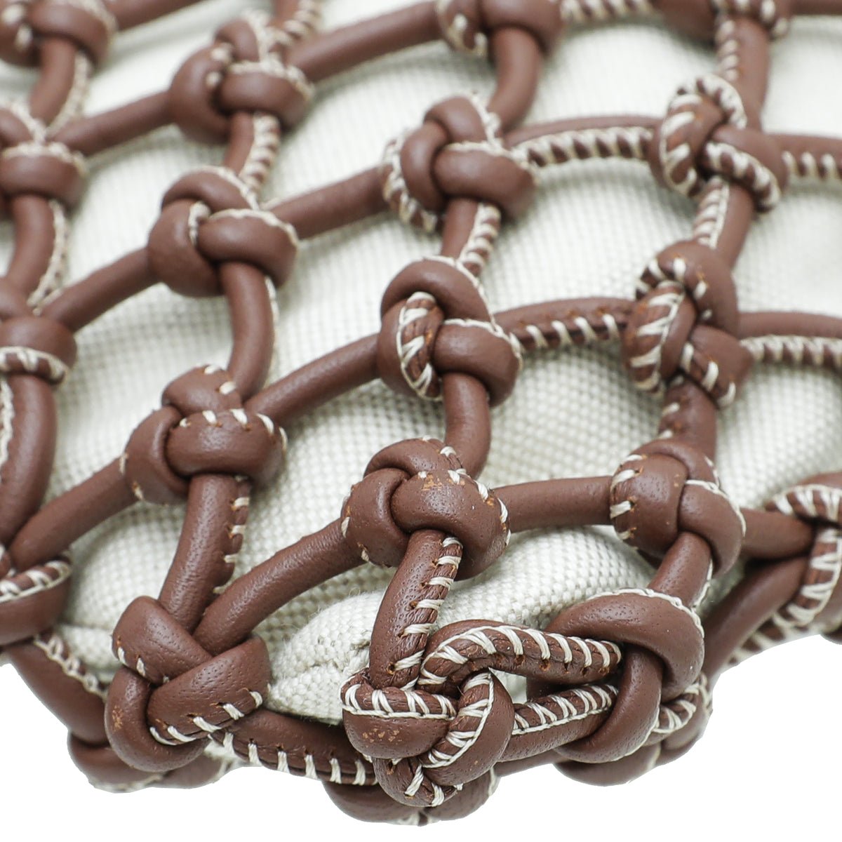 Burberry Bicolor Woven Drawstring Bag-Burberry-THE CLOSET