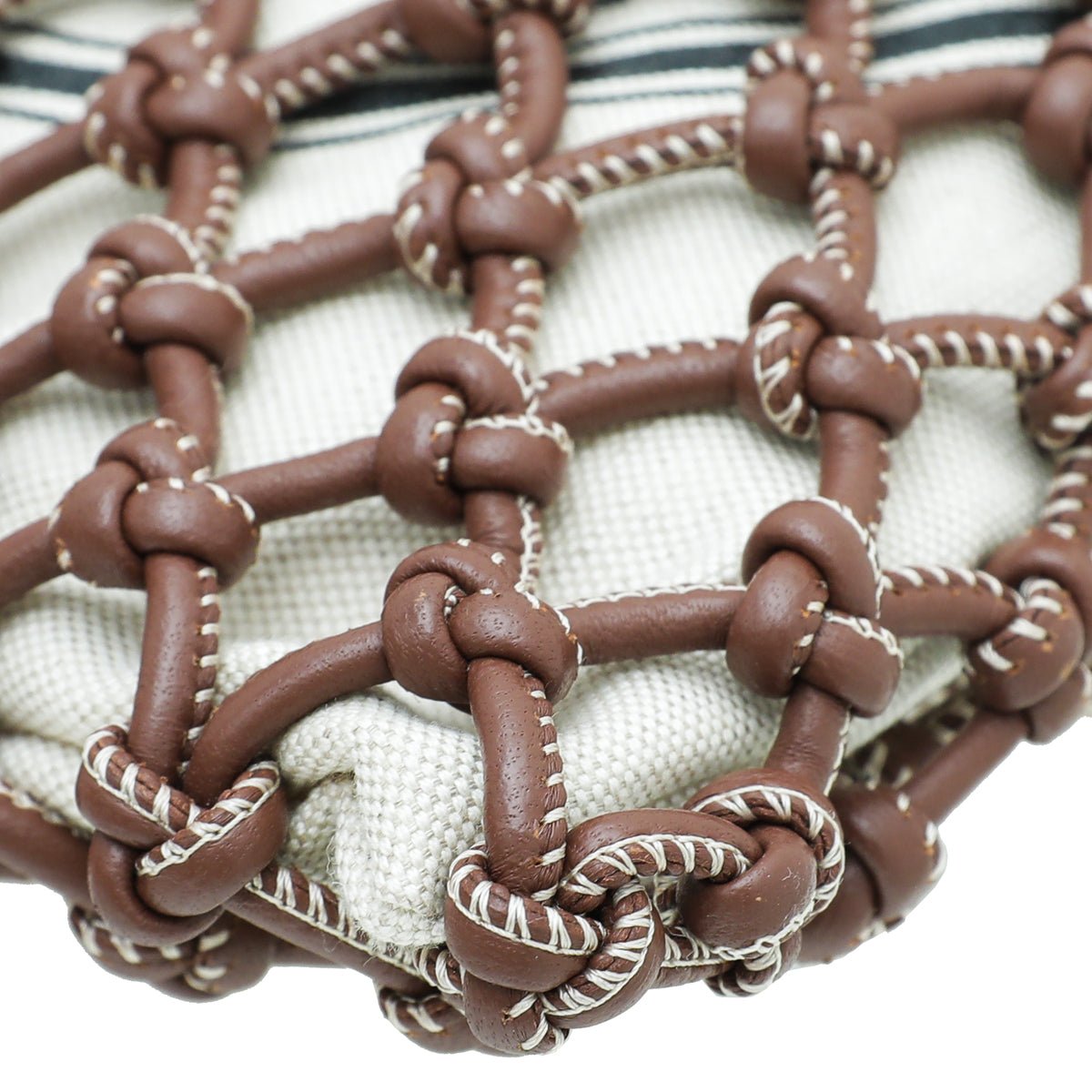 Burberry Bicolor Woven Drawstring Bag-Burberry-THE CLOSET