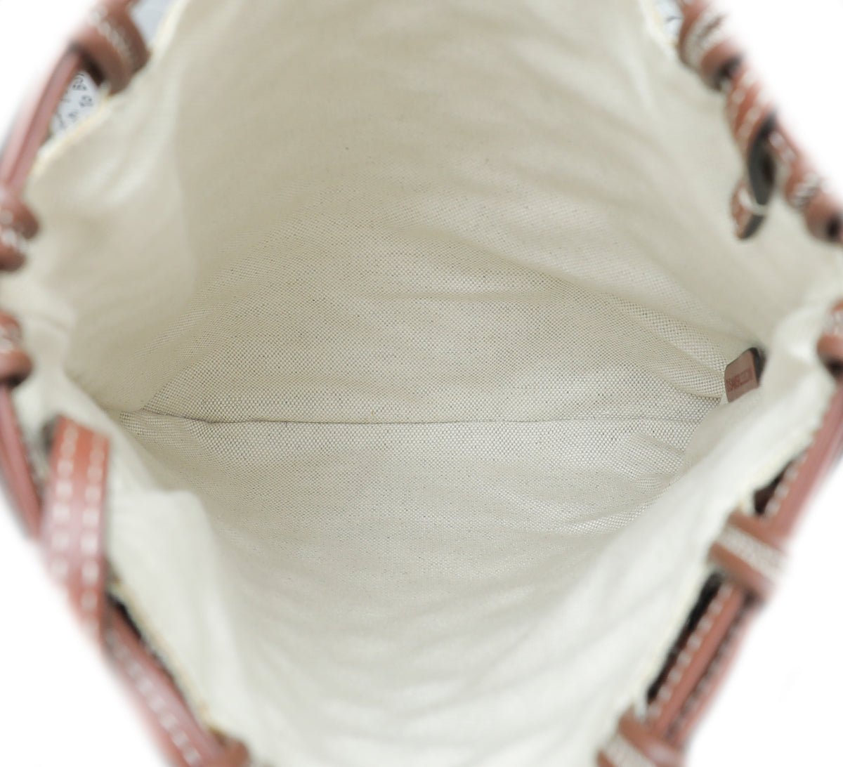 Burberry Bicolor Woven Drawstring Bag-Burberry-THE CLOSET