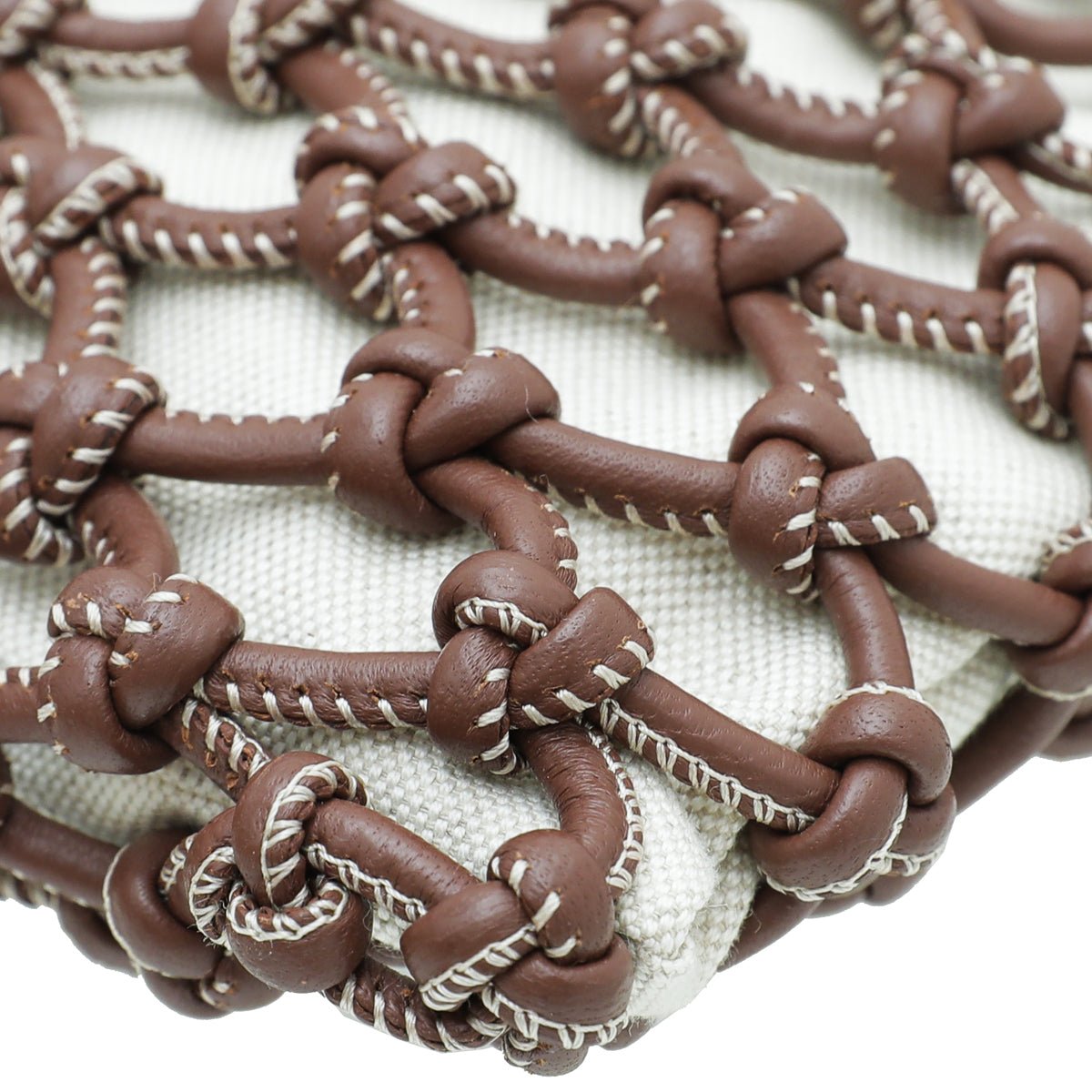 Burberry Bicolor Woven Drawstring Bag-Burberry-THE CLOSET