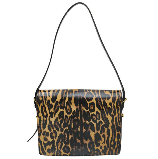 Burberry - Burberry Bicolro Leopard Print Grace Large Bag | The Closet