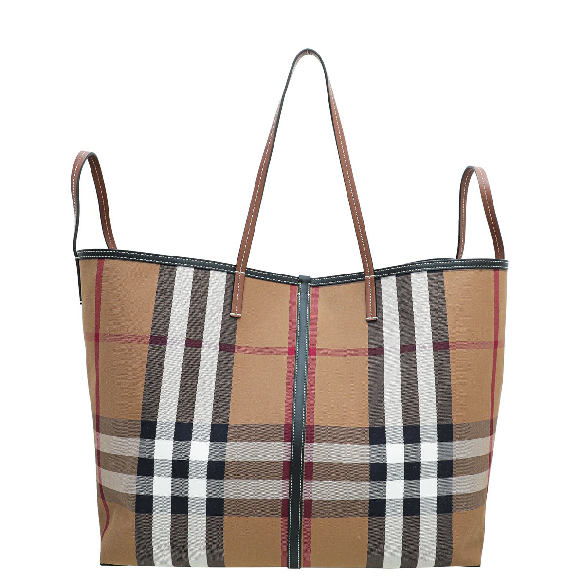 Burberry Birch Brown Beach XL Tote Bag-Burberry-THE CLOSET