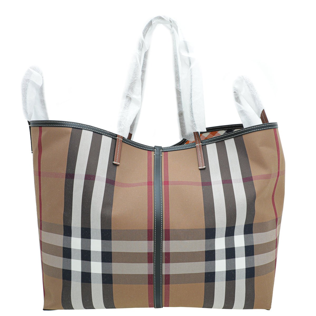 Burberry Birch Brown Beach XL Tote Bag-Burberry-THE CLOSET