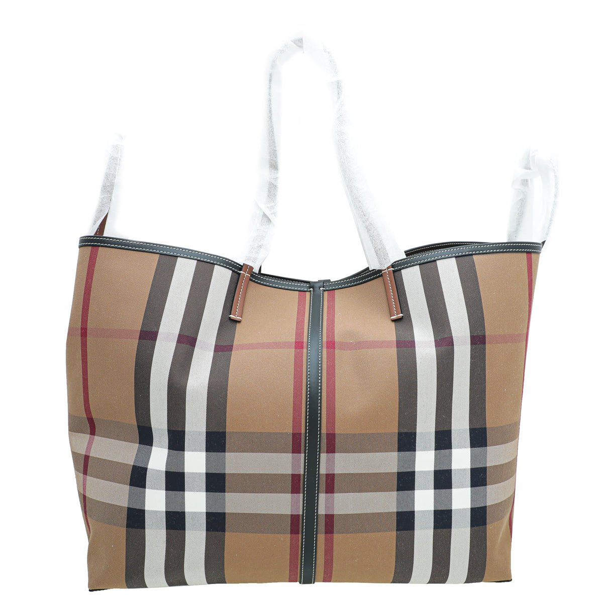 Burberry Birch Brown Beach XL Tote Bag-Burberry-THE CLOSET