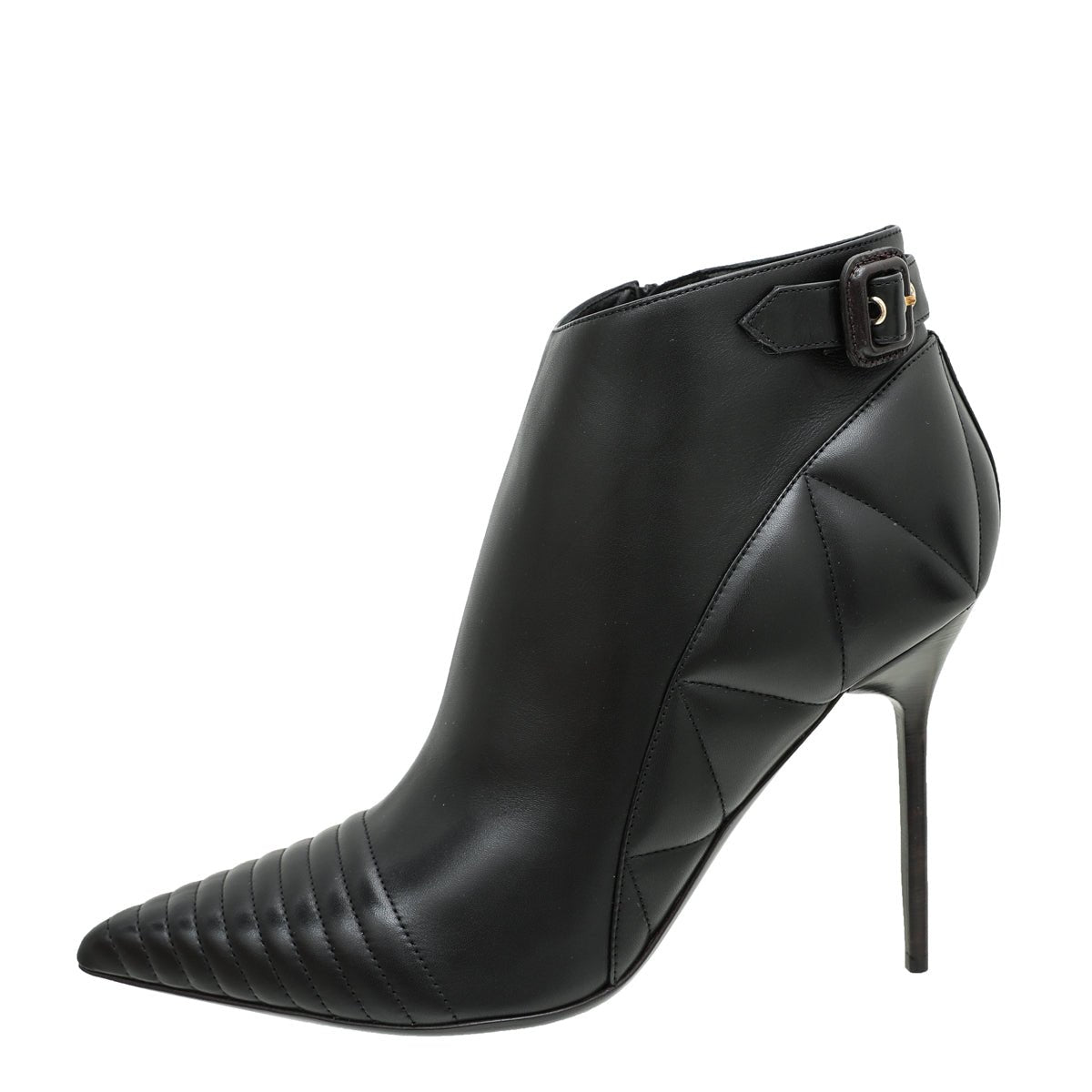 Burberry - Burberry Black Alexandra Pointed Toe Ankle Boots 40 | The Closet