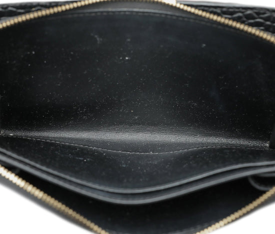 thecloset.uae - Burberry Black Alvington Long Wallet | The Closet