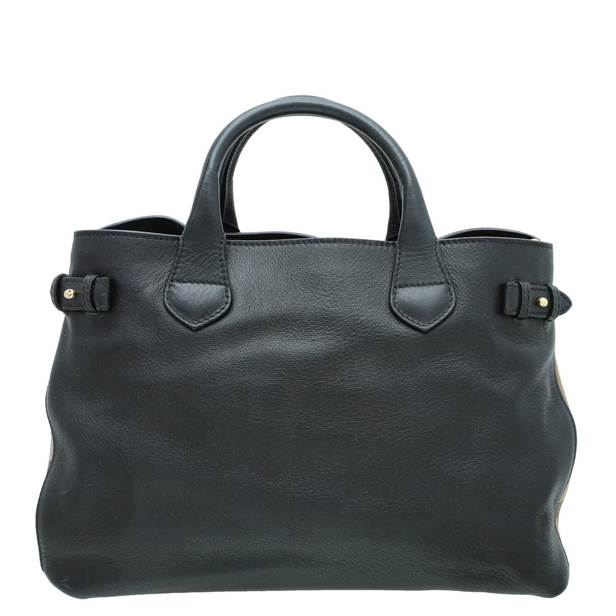 Burberry Black Banner Tote Medium Bag-Burberry-THE CLOSET