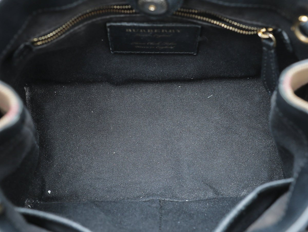 Burberry - Burberry Black Banner Tote Small Bag | The Closet