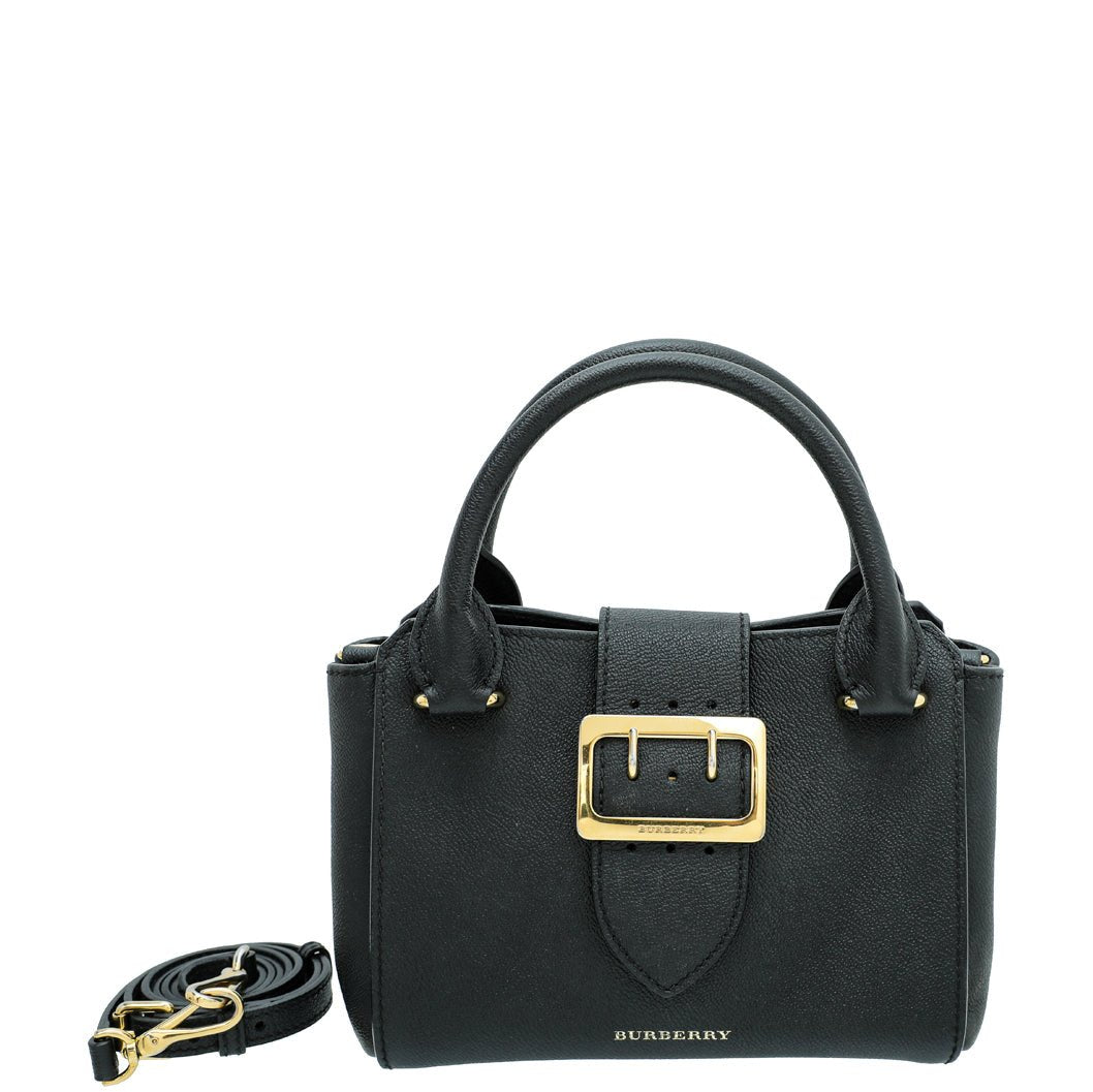burberry black buckle bag