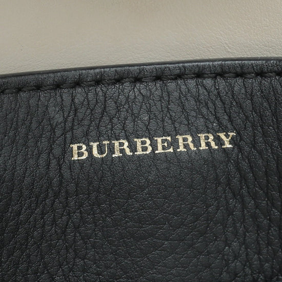 Burberry - Burberry Black Equestrian Knight Tote Bag | The Closet