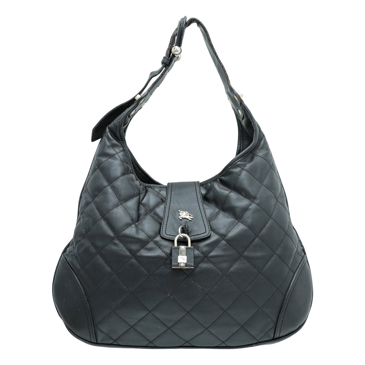 Burberry Black Hobo Brooke Bag-Burberry-THE CLOSET