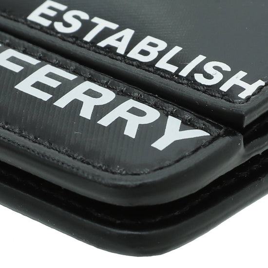 Burberry - Burberry Black Horseferry Print Mini Jody Chain Card Case | The Closet