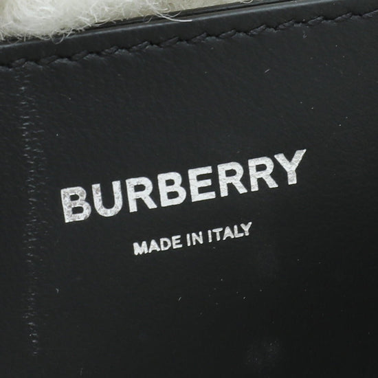 Burberry - Burberry Black Horseferry Shearling Lola Small Bag | The Closet