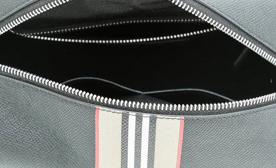 Burberry - Burberry Black Icon-stripe Logo Travel Pouch | The Closet