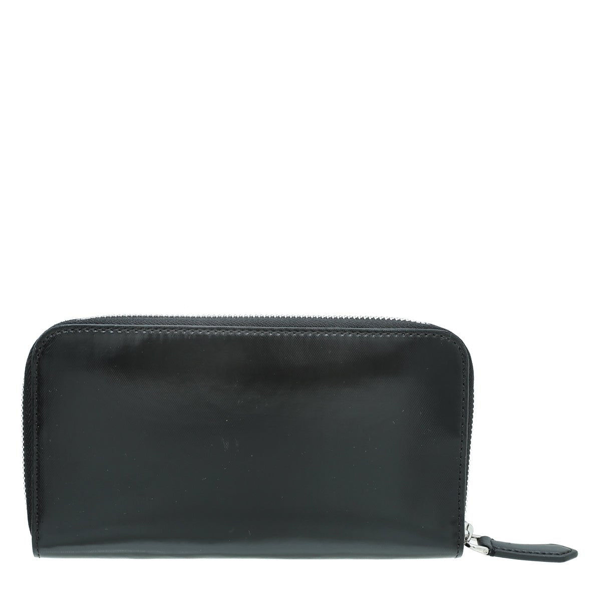 Burberry Black Logo Print Large Zip Wallet-Burberry-THE CLOSET