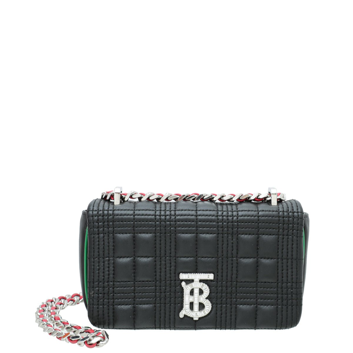 Burberry Black Lola Quilted Crystal Mini Bag-Burberry-THE CLOSET