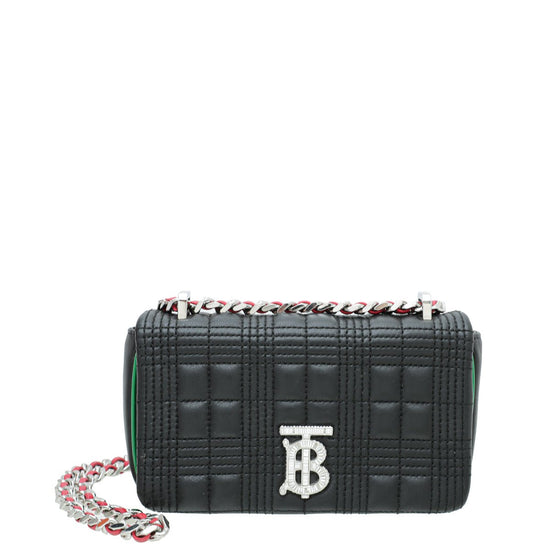 Burberry - Burberry Black Lola Quilted Crystal Mini Bag | The Closet
