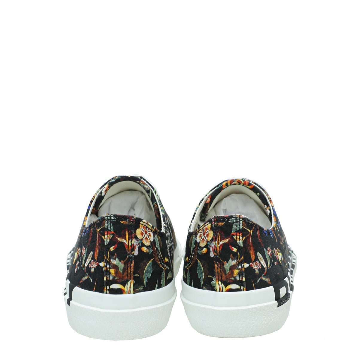 Burberry Black Multicolor Larkhall Logo Floral Sneaker 38-Burberry-THE CLOSET