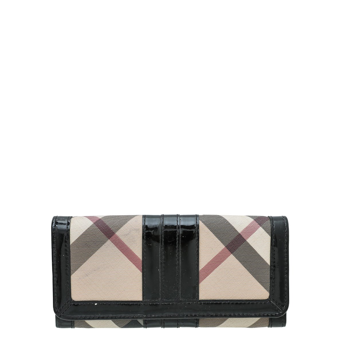 Burberry Black Nova Check Penrose Continental Wallet-Burberry-THE CLOSET