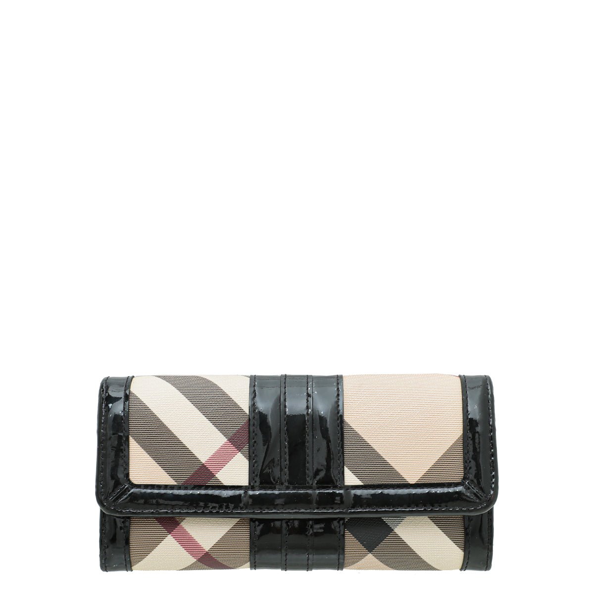 Burberry Black Nova Check Penrose Continental Wallet-Burberry-THE CLOSET