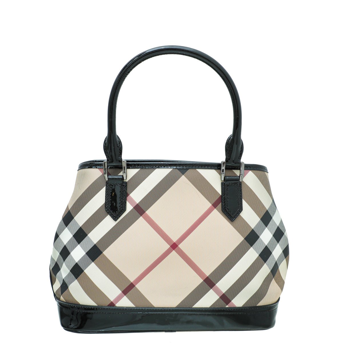 Burberry Black Nova Check Tote Bag-Burberry-THE CLOSET