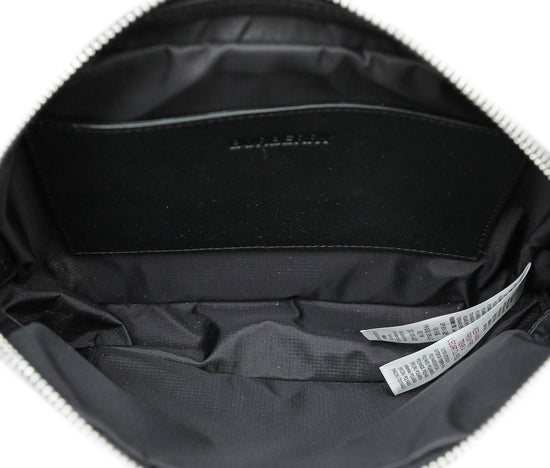 Burberry - Burberry Black Nylon Logo Print Bumbag | The Closet