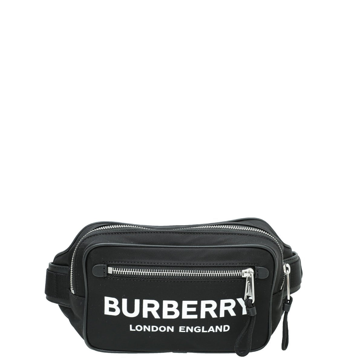 Burberry Black Nylon Logo Print Bumbag-Burberry-THE CLOSET