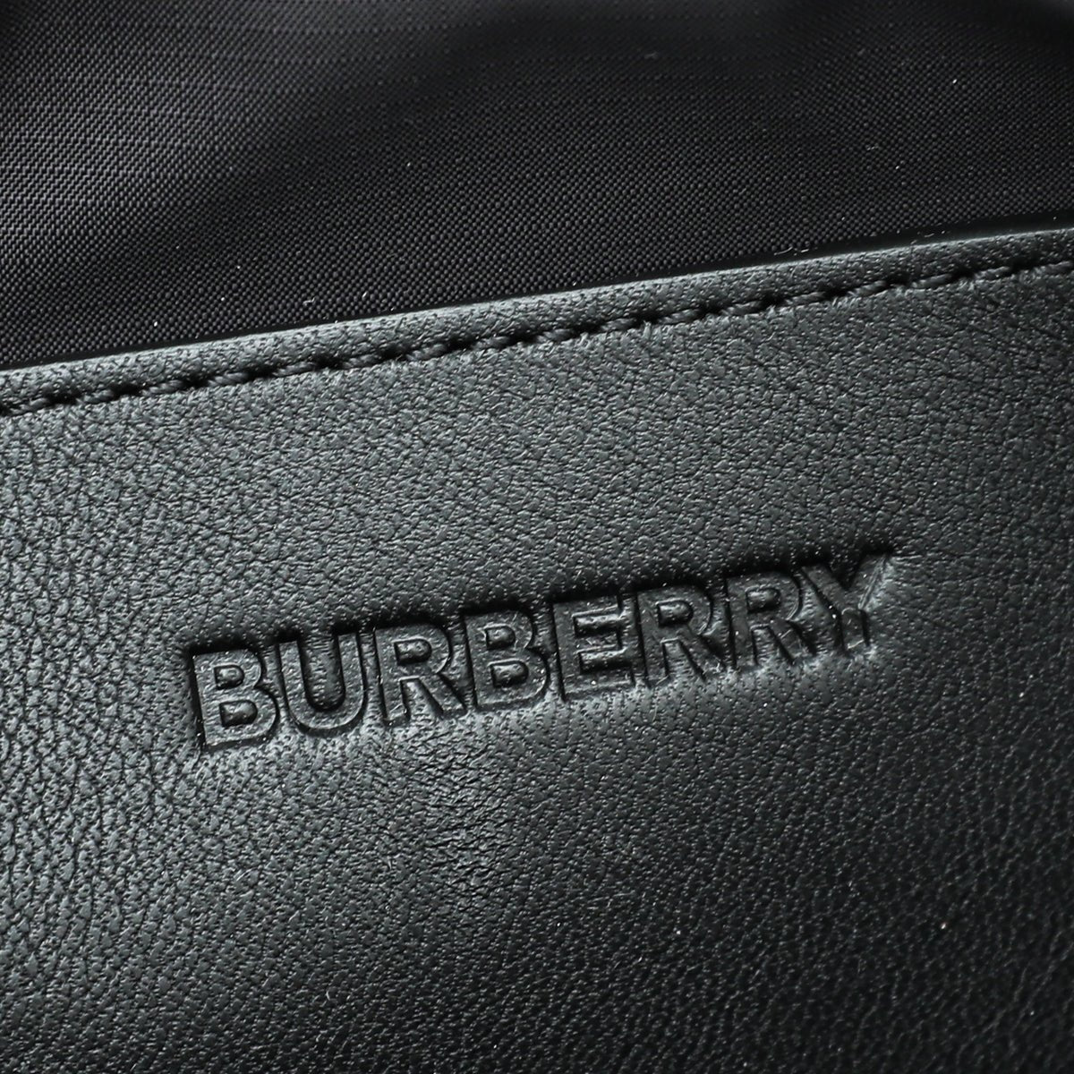 Burberry - Burberry Black Nylon Logo Print Bumbag | The Closet