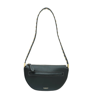 Burberry Black Olympia Studs Mini zip bage