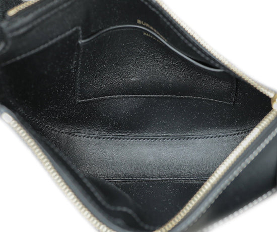Burberry - Burberry Black Olympia Studs Mini Zip Bag | The Closet