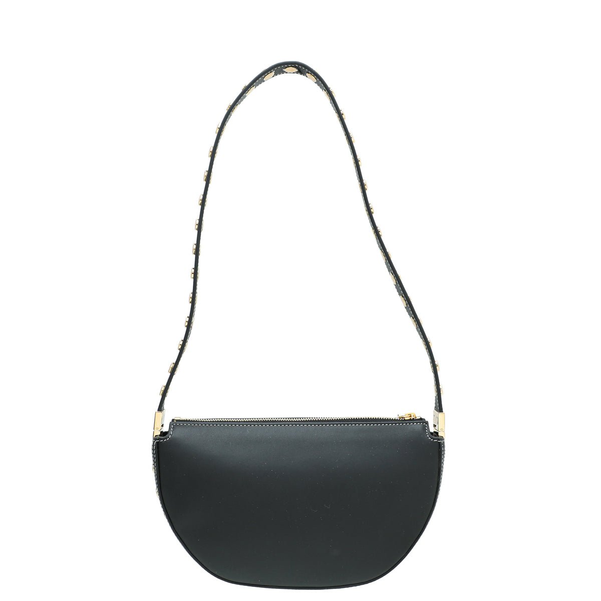 Burberry Black Olympia Studs Mini Zip Bag-Burberry-THE CLOSET