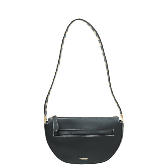 Burberry - Burberry Black Olympia Studs Mini Zip Bag | The Closet
