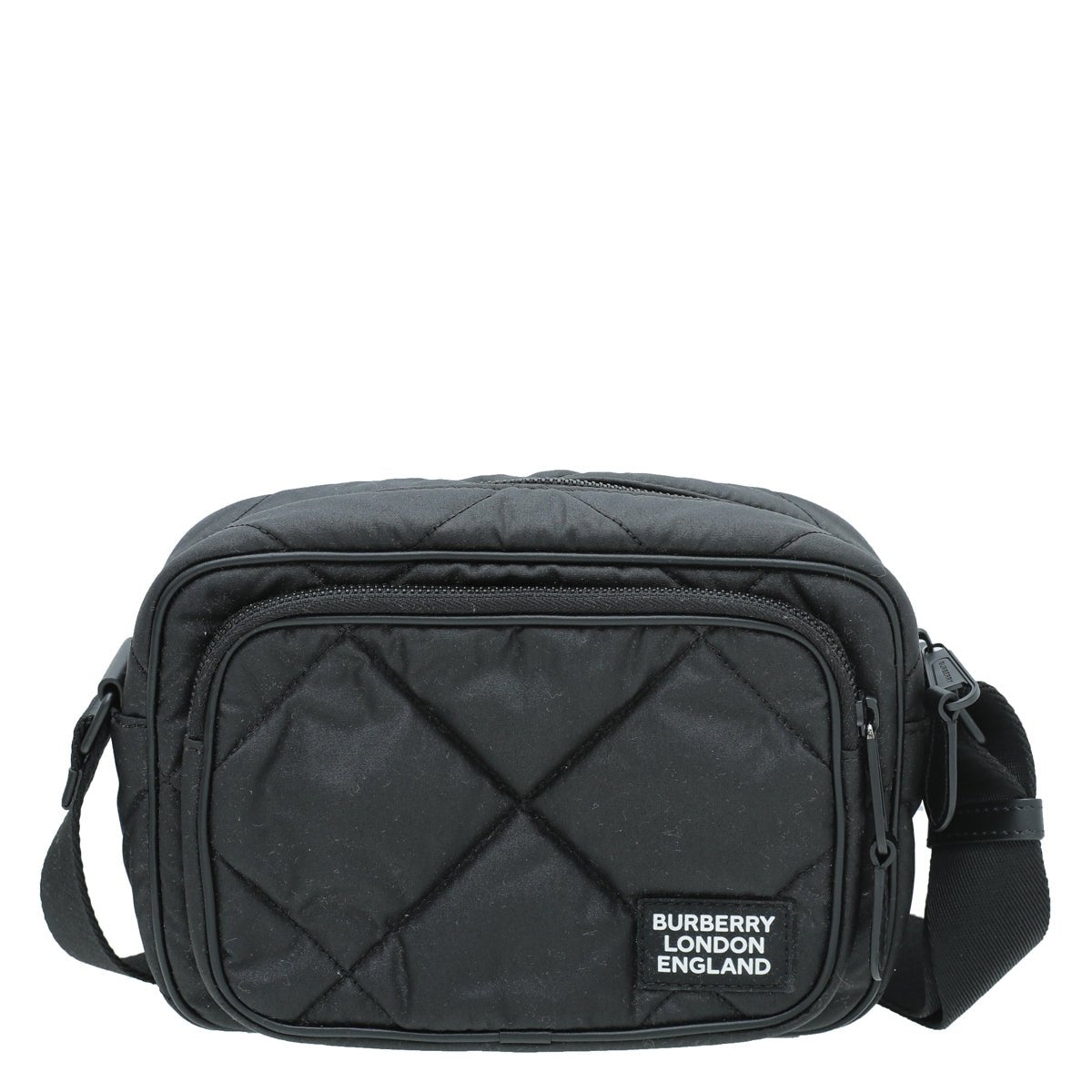 Burberry Black Paddy Diamond Quilted Crossbody Bag-Burberry-THE CLOSET