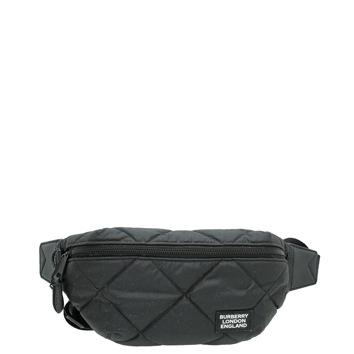 Burberry Black Sonny Diamond Quilted Belt Bag-Burberry-THE CLOSET