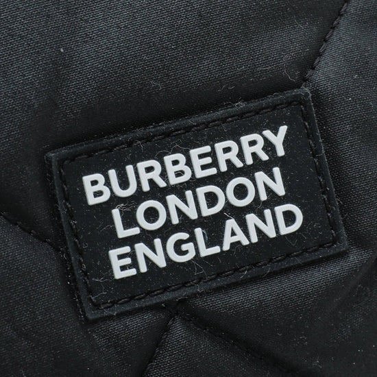 Burberry - Burberry Black Sonny Diamond Quilted Belt Bag | The Closet