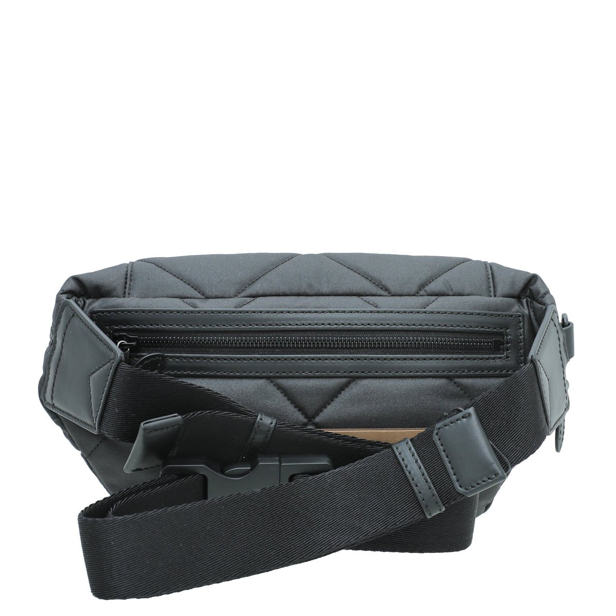 Burberry Black Sonny Diamond Quilted Belt Bag-Burberry-THE CLOSET