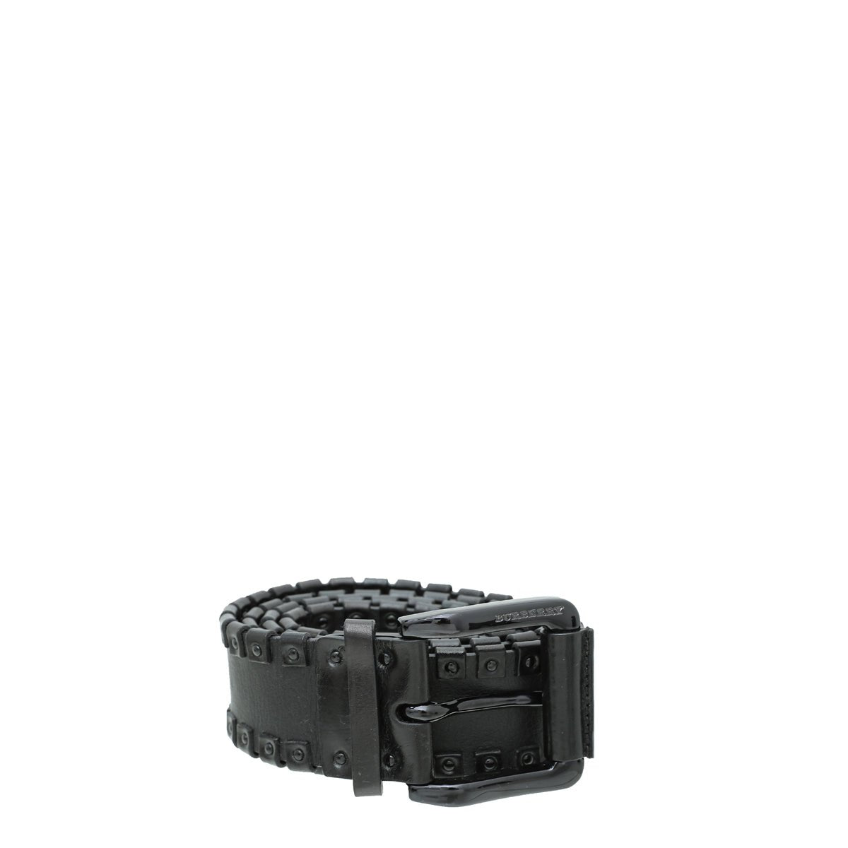 Burberry Black Studded Belt 36-Burberry-THE CLOSET