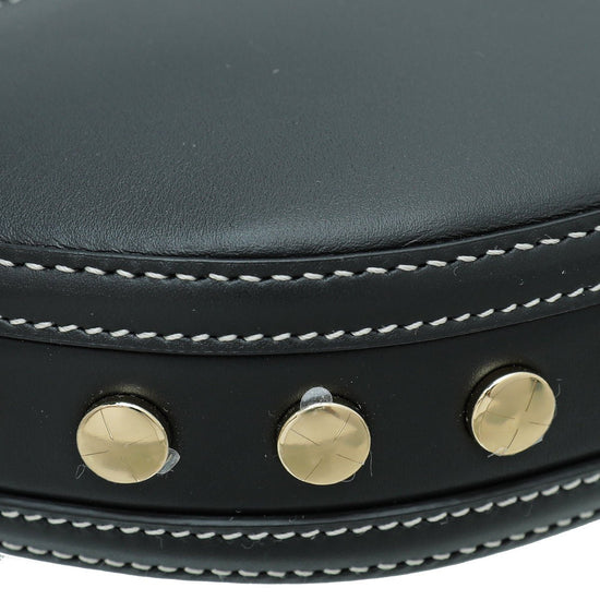 Burberry - Burberry Black Studded Mini Zip Olympia Bag | The Closet