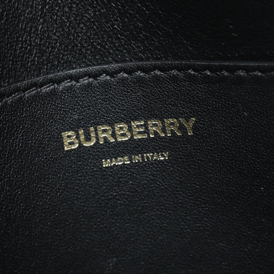 Burberry - Burberry Black TB Flap Mini Bag | The Closet