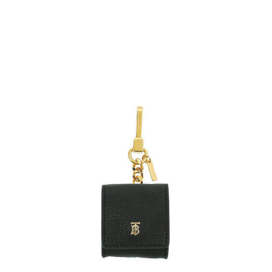 Burberry - Burberry Black TB Logo Airpod Case | The Closet