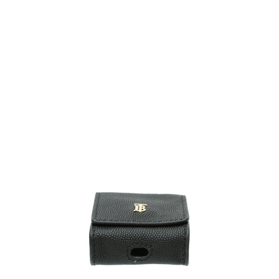 Burberry - Burberry Black TB Logo Airpod Case | The Closet