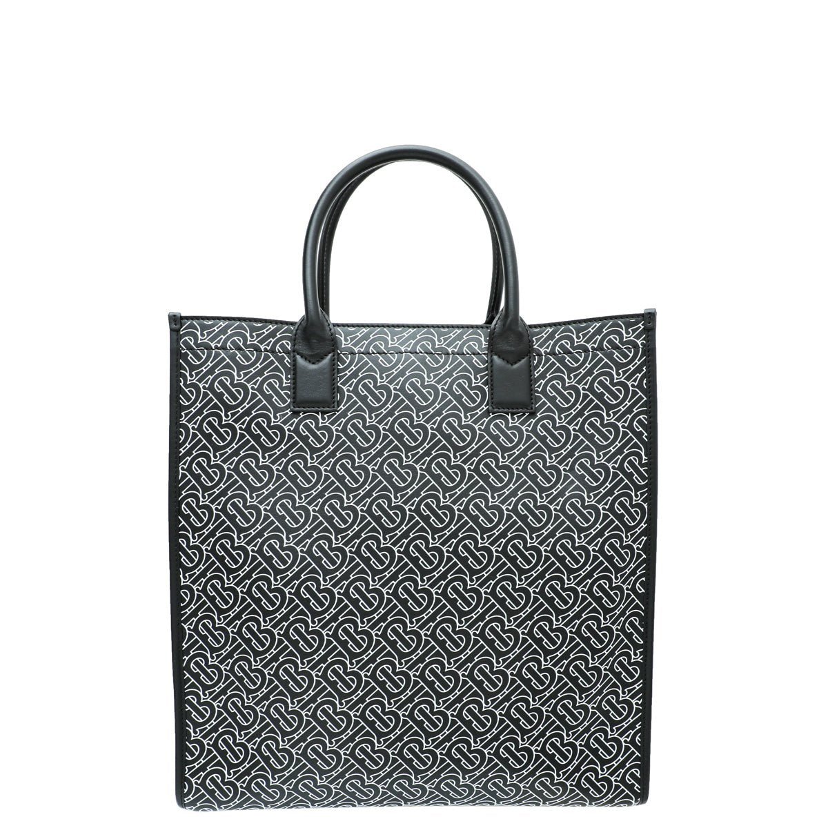 Burberry Black TB Logo Denny Tote Bag-Burberry-THE CLOSET